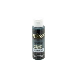 CADENCE Farba akrylowa półmatowa Premium 70ml / 9054 / OXFORD YESLI / ZIELEŃ SZMARAGDOWA