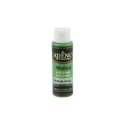 CADENCE Farba akrylowa półmatowa Premium 70ml / 9058 PRZYDYMIONY ZIELONY / MYSTIC GREEN