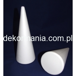 Stożek styropianowy 25 cm
