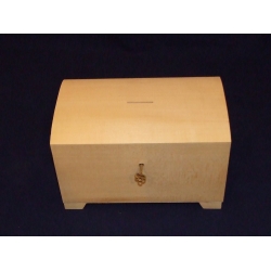 Skarbonka mała na kluczyk 15x11x10cm , kuferek 15x11x10cm  skarbonka