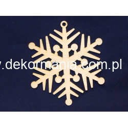 SKLEJKA #3mm Śnieżynka 12,5cm( nr.6 )