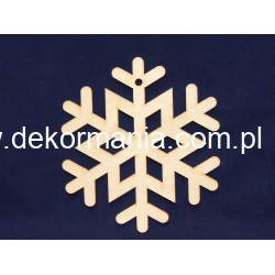 SKLEJKA #3mm Śnieżynka 12,5cm ( nr.5)