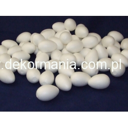 Jajko 6cm,  jajka  styropianowe  6cm   -   KOMPLET  10szt + 1szt gratis