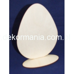 Jajko 18cm Wielkanocne z podstawką    / SKLEJKA  #3mm