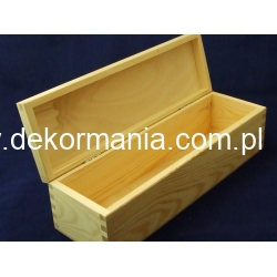 Pudełko drewniane prostokątne na wino 36x10,5x10cm
