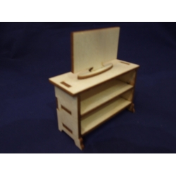 Szafka , komoda z TV , rozkładana 8,5 x 3,5 x h-5cm (meble,mebelki)