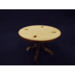 Stolik okrągły , średnica 6,5cm , h- 4cm (meble ,mebelki) , rozkładany