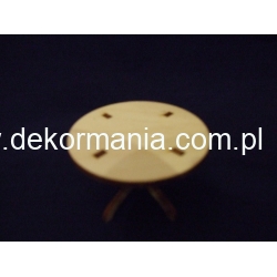 Stolik okrągły , średnica 6,5cm , h- 4cm (meble ,mebelki) , rozkładany