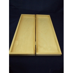 Pudełko 45x15x5cm płaskie,   otwierane na PŁASKO  ,  np;na przybory wędkarskie, pudełko drewniane 45x15x5