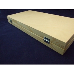 Pudełko 45x15x5cm płaskie,   otwierane na PŁASKO  ,  np;na przybory wędkarskie, pudełko drewniane 45x15x5