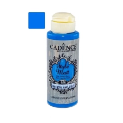 CADENCE Farba matowa akrylowa 120ml / Style Matt / 9061 / BŁĘKIT KRÓLEWSKI / ROYAL BLUE
