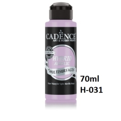 CADENCE H-031 Farba hybrydowa matowa 70ml  JASNY LILIOWY MATT / HYBRID LIGHT LILAC