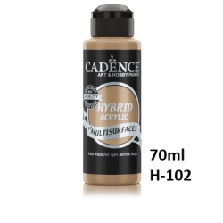 CADENCE H-102 Farba hybrydowa matowa 70ml  KARTONOWY MATT / HYBRID CARDBOARD