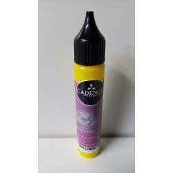 CADENCE Sztuczne perły 25ml SARI ŻÓŁTY LEMON / Perełki w płynie / 551 / konturówka