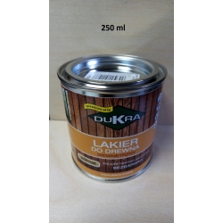 Lakier półmat 250 ml , lakier wodny półmatowy DUKRA