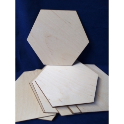 Sześciokąt 13cm , figury geometryczne, plaster miodu , panel ścienny,sklejka , HEKSAGON 13 , cena 1szt