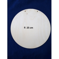 Koło 25cm  z dwoma otworami  , zawieszka, baza 25
