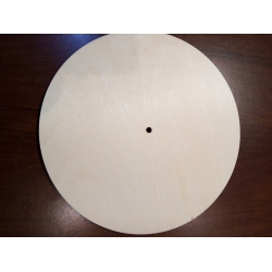 Tarcza zegarowa 28cm  z otworem pod mechanizm 8mm / SKLEJKA #3mm.