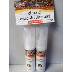 PENTART CRACKLE CLASSIC 20ml  , spękania dwuskładnikowe  2x20ml,    do spękań