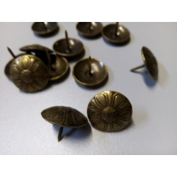 Gwóźdź dekoracyjny  19x15mm  , ozdoba pudełka, styropianu  C149
