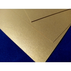 Papier złoty metalizujący   Sirio Pearl Aurum 230g  Format A4  / Cena 1szt