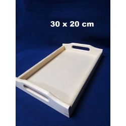 Tacka 30x20cm z uchwytami , taca mała