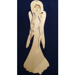 SKLEJKA #3mm Anioł 30,5cm ,aniołek  trzyczęściowy