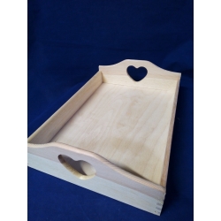 Tacka z sercem 34,5x25cm, taca serce , tacka serce, taca