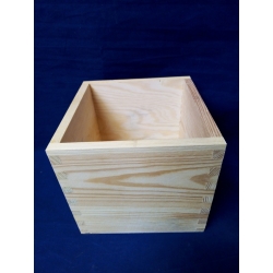 Pojemnik 15x15x14cm na przyprawy,przybory kuchenne ,  kredki,pędzle itp