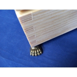 Nóżka  2x2 cm metalowa  ,  C-017   mała