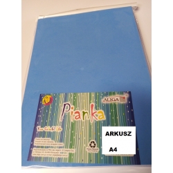 Pianka arkusz A4 NIEBIESKA  / KP-42 / pianka PVC 2mm, arkusz piankowy cena 1szt