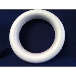 Oponka 28cm , ring styropianowy z jednej strony płaski 28cm, koło styropianowe płaskie  BOR-28 oponka płaska