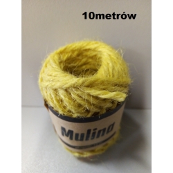 Mulina motek 10m / ŻÓŁTA / 6619Ż