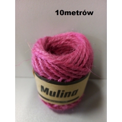 Mulina motek 10m / CIEMNY RÓŻ  / 6619CR