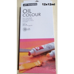 Farby olejne 12ml / 12szt  zestaw farb olejnych
