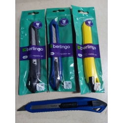 NÓŻ PAPIERNICZY 9mm SK-5 / BERLINGO RAZZOR 100 / nożyk uniwersalny mini dł: 14cm / CENA  1szt