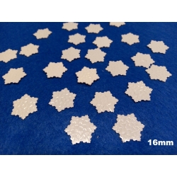 Śnieżynka płatki śniegu konfetti 16mm op. 2g / MT-6610(71) BIAŁE