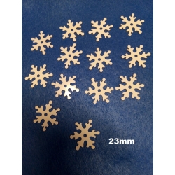 Śnieżynka płatki śniegu konfetti 23mm op. 2g  / MT-6610(71) BIAŁE
