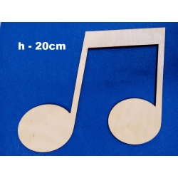 SKLEJKA #3mm Nutka 20cm , nuta podwójna "ósemka"