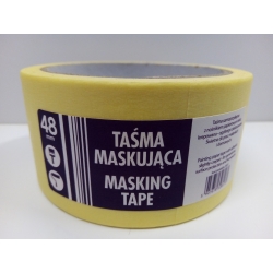 Taśma malarska papierowa 48mmx25m / taśma zabezpieczająca, taśma papierowa, taśma maskująca