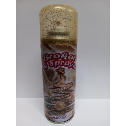 Brokat w sprayu złoty 250ml  BROKAT SPRAY ZŁOTY, brokat złoty