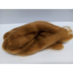 Wełna do filcowania 8g BRĄZOWA , wełna czesankowa, czesanka, filcowa WF-7826