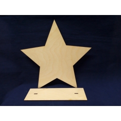 SKLEJKA #3mm Gwiazdka 24,5cm na podstawce , gwiazda 24,5cm podstawka baza