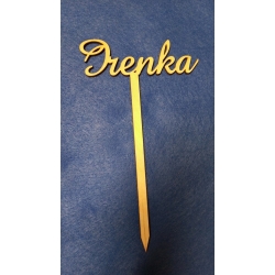 SKLEJKA #3mm Irenka topper 21x12cm
