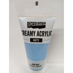 PENTART FARBA AKRYLOWA CREAM MATOWA JASNA NIEBIESKA 60ml /3499 błękit