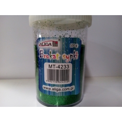 ALIGA Brokat  zielony sypki  100g / MT-4233