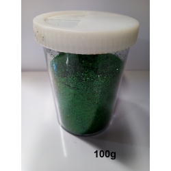 ALIGA Brokat  zielony sypki  100g / MT-4233