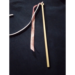 SKLEJKA #3mm Pałeczka 32,5cm różdżka , wróżka,księżniczka,  baletnica, szarfa, patyczek / 04455