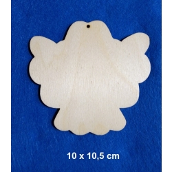 SKLEJKA #3mm Aniołek 10x10,5cm podkładka