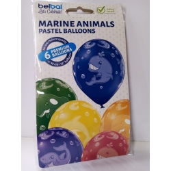 Balony urodzinowe 30cm/6szt, Aliga